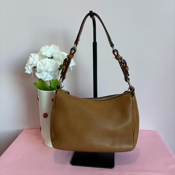 Coach Vintage 2005 Y2K Full-Grain Leather Hobo Shoulder Bag 8E99 - Picture 6 of 10